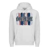 Dove Grey new york baseball team spirit brushstrokes Premium Hoodie - Artiststas