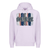 Lilac new york baseball team spirit brushstrokes Premium Hoodie - Artiststas