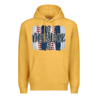 Mustard new york baseball team spirit brushstrokes Premium Hoodie - Artiststas