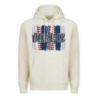Oatmeal Heather new york baseball team spirit brushstrokes Premium Hoodie - Artiststas