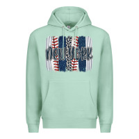 Seafoam new york baseball team spirit brushstrokes Premium Hoodie - Artiststas