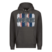 Smoke new york baseball team spirit brushstrokes Premium Hoodie - Artiststas