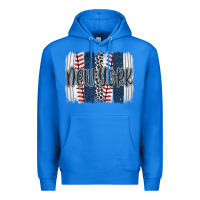True Royal new york baseball team spirit brushstrokes Premium Hoodie - Artiststas