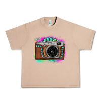 Burro tie dye gemstone vintage camera Urban Heavy Tee - FaDigitalArtStudio