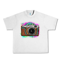 Lunar Rock tie dye gemstone vintage camera Urban Heavy Tee - FaDigitalArtStudio