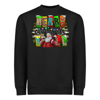 Black merry christmas yall Heavyweight Sweatshirt - CowhideDigitalArt