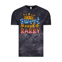Cloud Black usa sweet and sassy Vintage Tee - HRA Design Shop