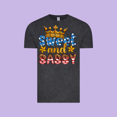 Usa Sweet And Sassy Vintage Tee Designed By Hra Design Shop
