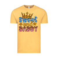 Vintage Mustard usa sweet and sassy Vintage Tee - HRA Design Shop