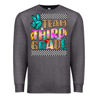 Charcoal Heather team third grade Premium Sweatshirt - NancyCooperArtShop