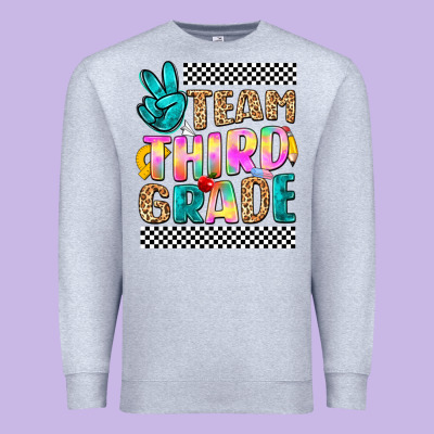 Team Third Grade Premium Sweatshirt Designed By Nancycooperartshop
