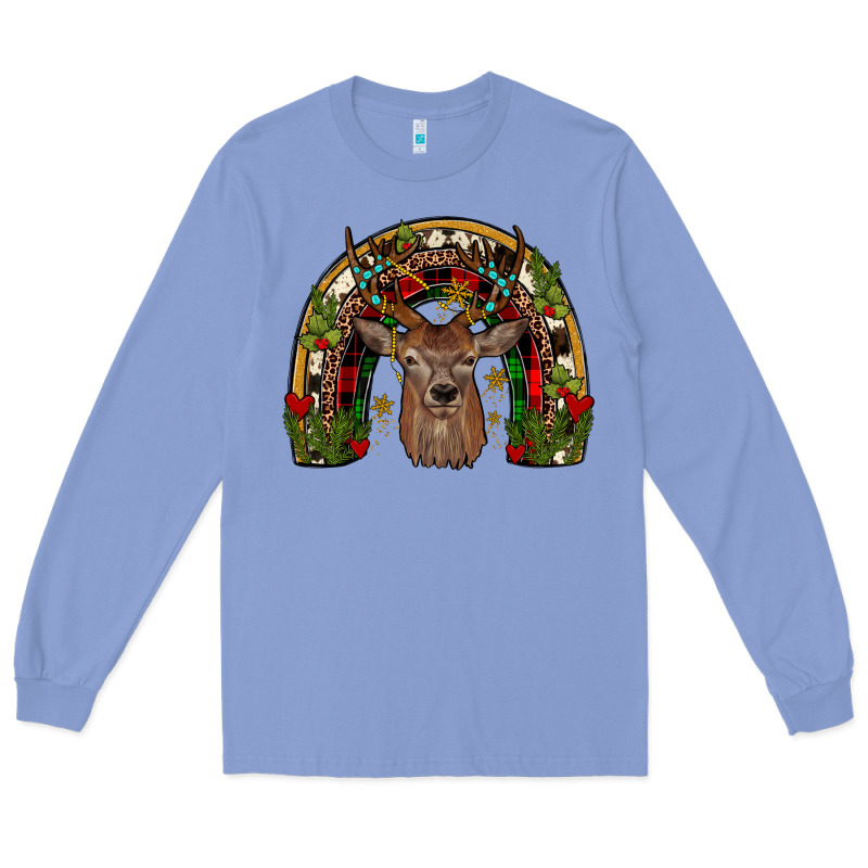 Deer Rainbow Long Sleeve Tee by JahusDesignShop | Teevron