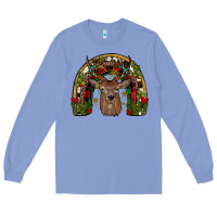 Colony Blue deer rainbow Long Sleeve Tee - JahusDesignShop