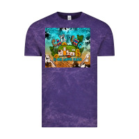 Cloud Purple camping is my happy place Vintage Tee - AdoDesignShop