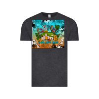 Vintage Black camping is my happy place Vintage Tee - AdoDesignShop