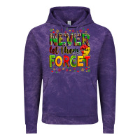 Cloud Purple never let them forget Vintage Hoodie - Zillion Design Studio