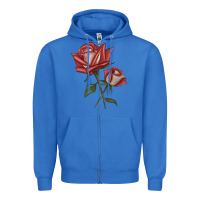 True Royal love rose grandiflora rose Zipper Hoodie - LillyAllenDesigns