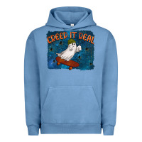 Pigment Pebble Blue Creep It Real Urban Hoodie - texasbilliewilder