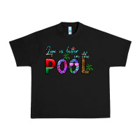 Black life is better İn the pool Urban Heavy Tee - CowhideDigitalArt