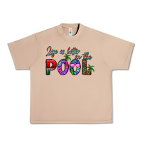Burro life is better İn the pool Urban Heavy Tee - CowhideDigitalArt