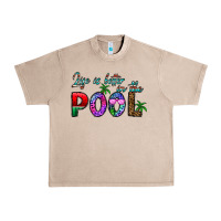 French Oak life is better İn the pool Urban Heavy Tee - CowhideDigitalArt