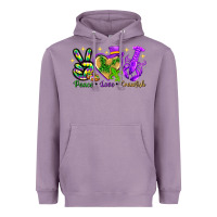 Lavender peace love crawfish Heavyweight Hoodie - NancyCooperArtShop