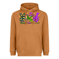 Meerkat peace love crawfish Heavyweight Hoodie - NancyCooperArtShop