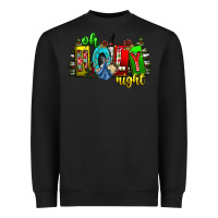 Black oh holy night Heavyweight Sweatshirt - CowhideDigitalArt