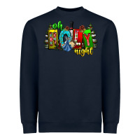 Navy oh holy night Heavyweight Sweatshirt - CowhideDigitalArt