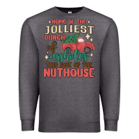 Charcoal Heather home of the jollıest bunch of assholes thıs sıd Premium Sweatshirt - MaliasSmallBusiness
