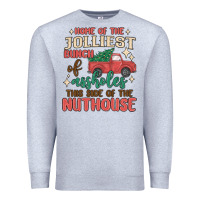 Heather Grey home of the jollıest bunch of assholes thıs sıd Premium Sweatshirt - MaliasSmallBusiness