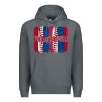 Rock philadelphia baseball team spirit brushstrokes Premium Hoodie - Artiststas