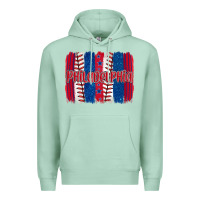 Seafoam philadelphia baseball team spirit brushstrokes Premium Hoodie - Artiststas