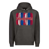 Smoke philadelphia baseball team spirit brushstrokes Premium Hoodie - Artiststas