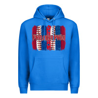 True Royal philadelphia baseball team spirit brushstrokes Premium Hoodie - Artiststas