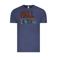 Vintage Denim Fall Is Proof That Change Is Beautiful Vintage Tee - CowhideDigitalArt