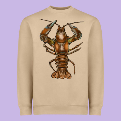 Crawfish Heavyweight Sweatshirt Designed By Fadigitalartstudio