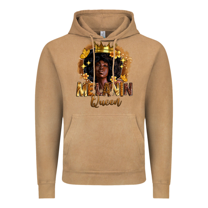 Melanin Queen Vintage Hoodie by Zillion Design Studio | Teevron
