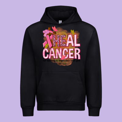 Heal Cancer For Nothing Is Impossible With God Urban Hoodie Designed By Nancycooperartshop