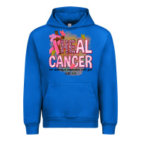 Cobalt heal cancer for nothing is impossible with god Urban Hoodie - NancyCooperArtShop