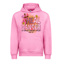 Fuchsia Pink heal cancer for nothing is impossible with god Urban Hoodie - NancyCooperArtShop