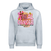 Heather Grey heal cancer for nothing is impossible with god Urban Hoodie - NancyCooperArtShop