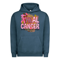 Pigment Midnight Navy heal cancer for nothing is impossible with god Urban Hoodie - NancyCooperArtShop