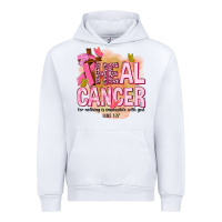 White heal cancer for nothing is impossible with god Urban Hoodie - NancyCooperArtShop