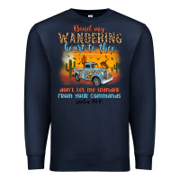 Navy bind my wandering heart to thee Premium Sweatshirt - MaliasSmallBusiness