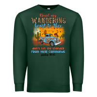 Sports Green bind my wandering heart to thee Premium Sweatshirt - MaliasSmallBusiness