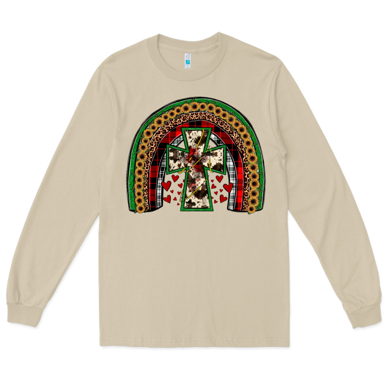 Cross Rainbow Long Sleeve Tee by JahusDesignShop | Teevron