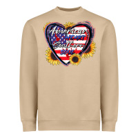 Mushroom American heart southern soul Heavyweight Sweatshirt - CowGirlArtShop