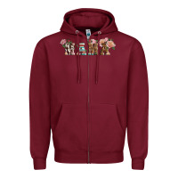 Burgundy Western Floral Mama Zipper Hoodie - LillyAllenDesigns