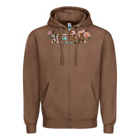 Chestnut Western Floral Mama Zipper Hoodie - LillyAllenDesigns